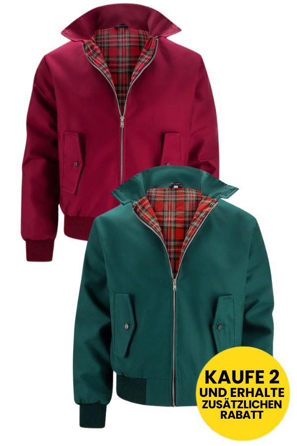 HARRY STONE'S JACKEN BUNDLE: OXBLOOD BURGUNDY + HIGHLAND GREEN