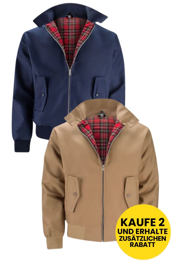 HARRY STONE'S JACKEN BUNDLE: OXFORD BLUE + WHISKY CARAMEL